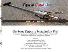 Tablet Screenshot of disposaltool.com